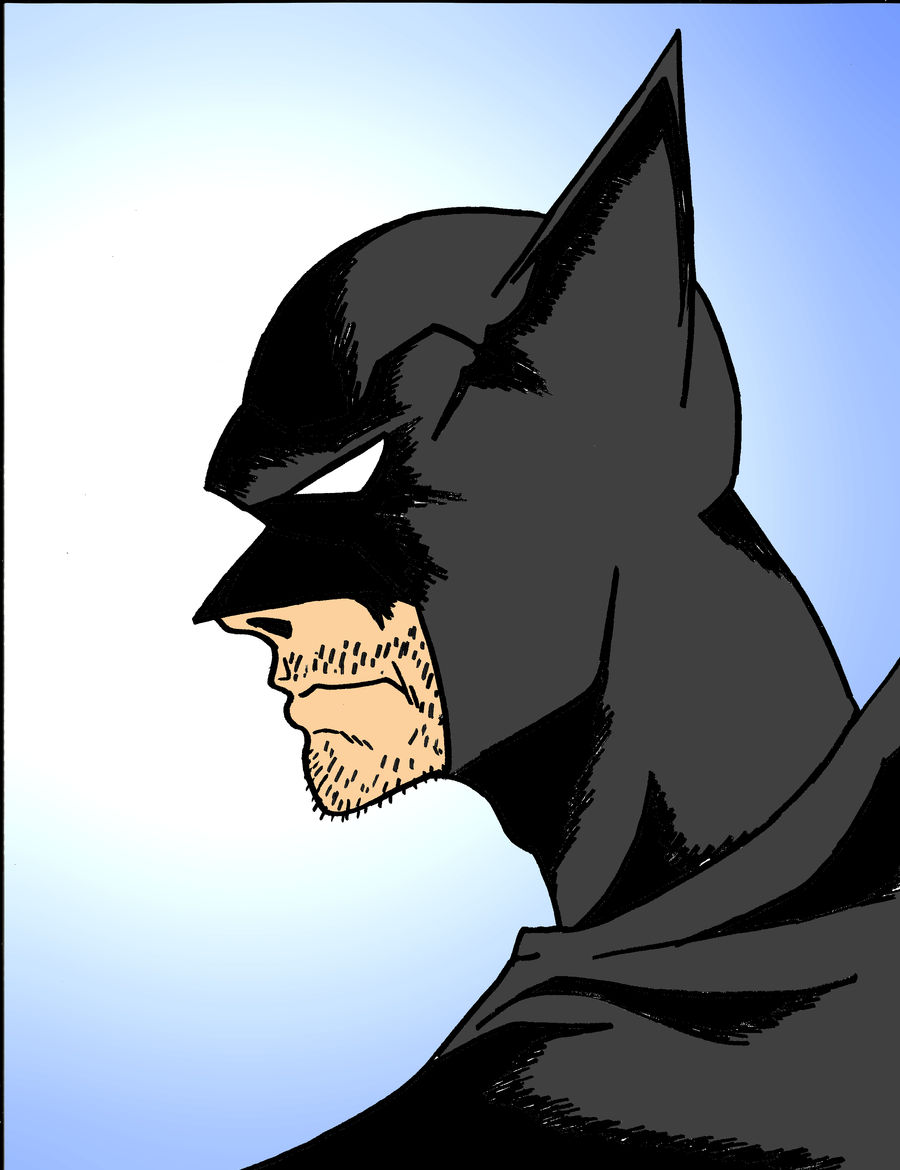 Batman Back Profile Batman Profile by Ansem1013 on DeviantArt