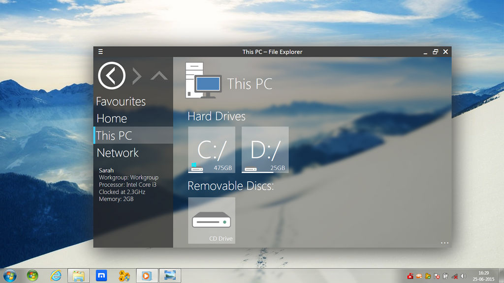 Windows File Explorer Transparency Transparent file explorer for windows 10 by SubhadeepJazz on DeviantArt