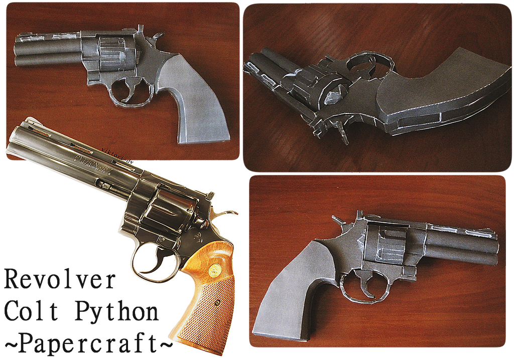 Colt Python papercraft by viktori-Dv on DeviantArt