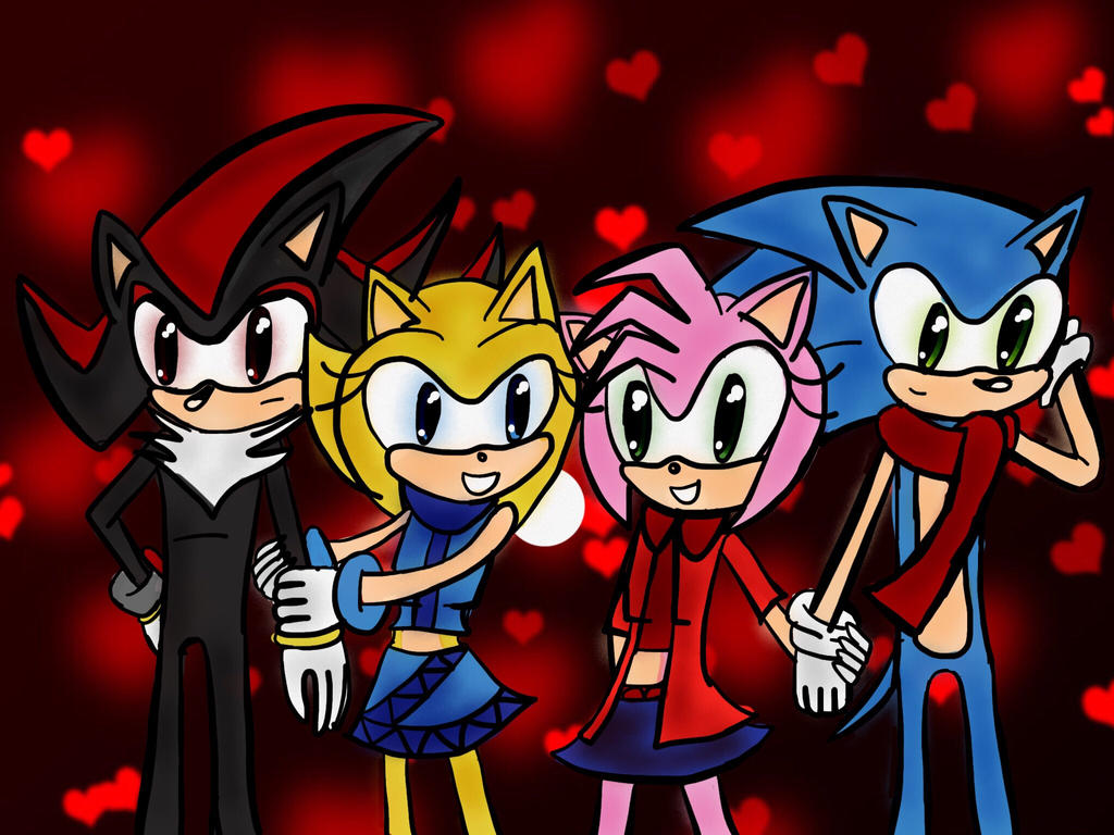 Shadria Deviantart Shadria and Sonamy - Date by hedgehogirl on DeviantArt