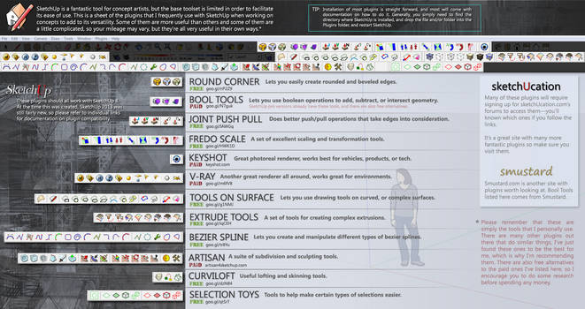 Useful SketchUp Plugins (Mostly Free)
