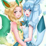 Leafeon X Glaceon
