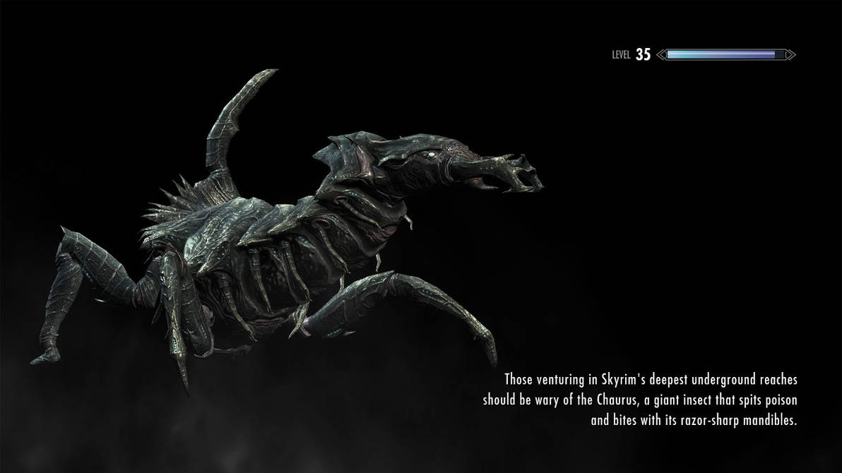 Skyrim Insects Chaurus from Elder Scrolls V : Skyrim by K4nK4n on DeviantArt