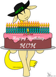 Birthday art for my mum _ dA 2015 by K4nK4n