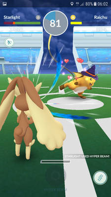 Raichu is... dancing?