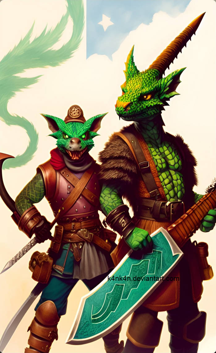 Kobold Raptor Rider Eastern Kobold and Western Kobold by K4nK4n on DeviantArt