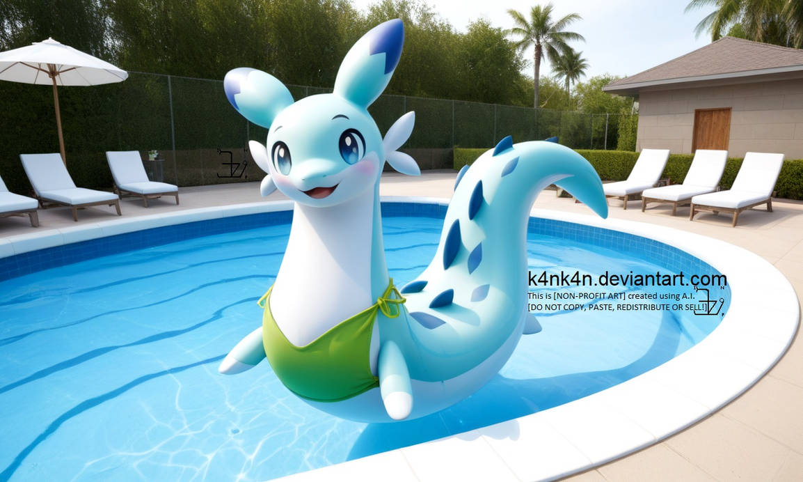 Polypython Pool Noodles Pool noodle (20 Jan 2025) MSPaint+photograph+AI by K4nK4n on DeviantArt