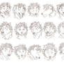 Sketch 9.28.2021: Male Wolf Expressions 03