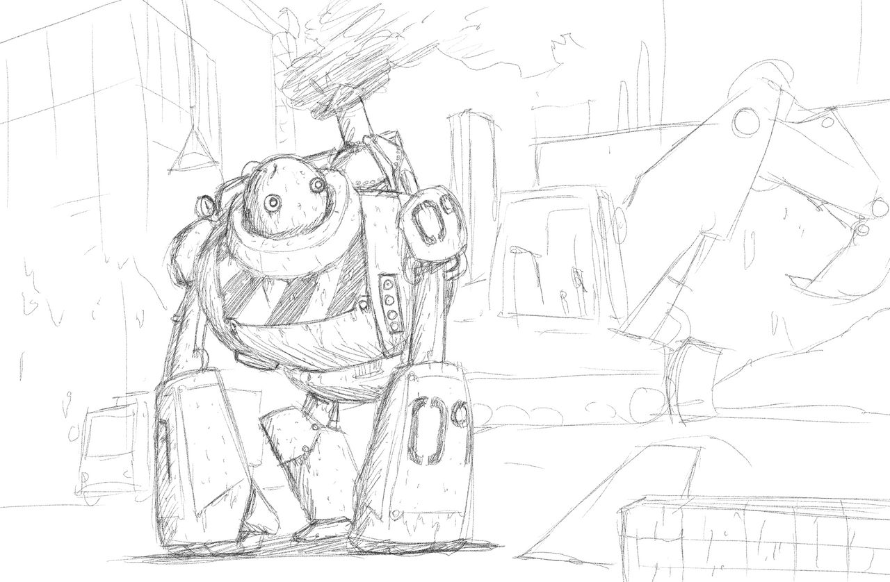 Construction Bot by siegemaster1 on DeviantArt