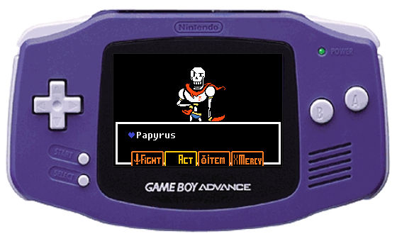 Undertale Gameboy Advance by FmsDraw on DeviantArt