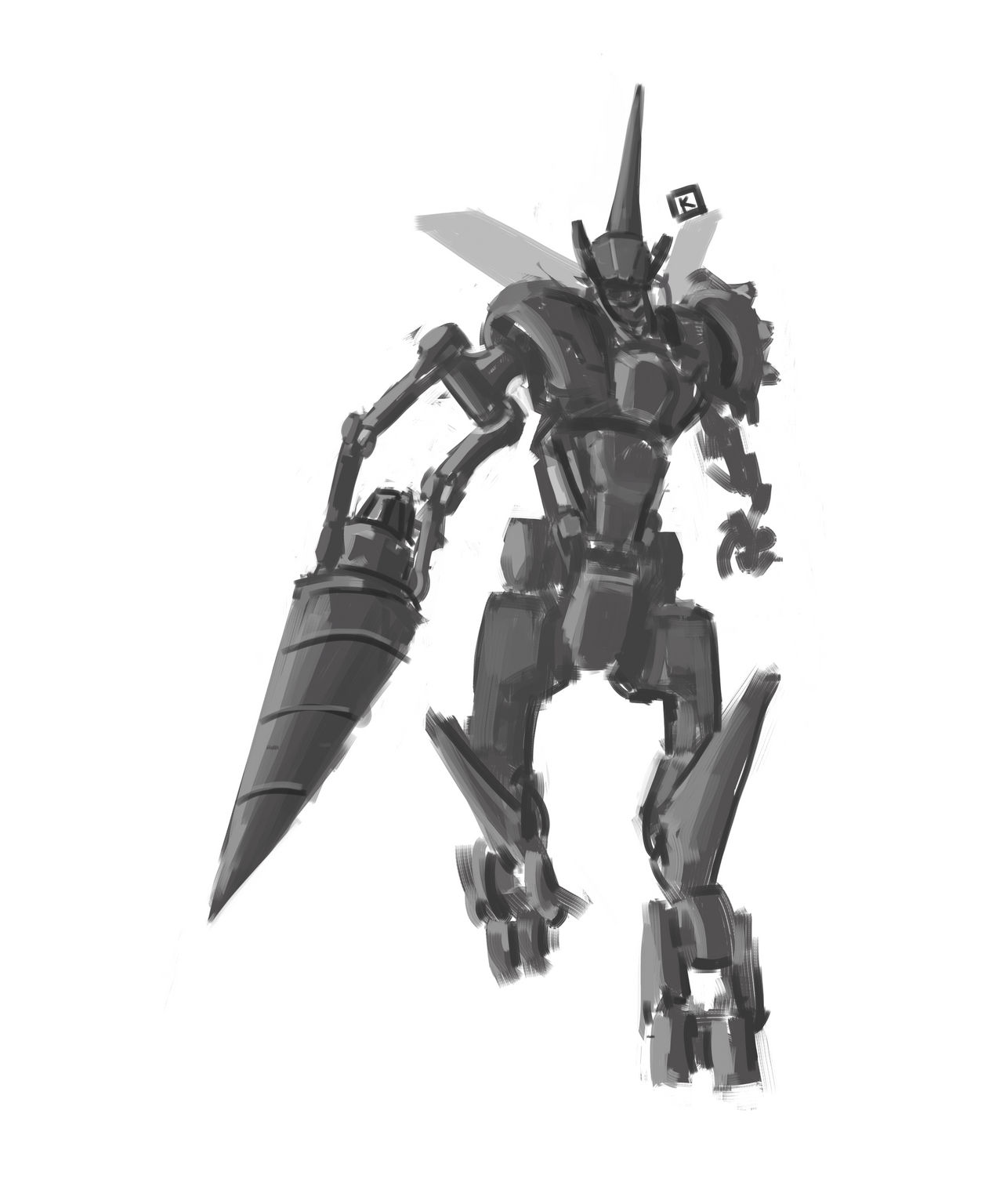 Drill Mech by KenKenKen2 on DeviantArt