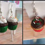 Holiday Cupcake Earrings