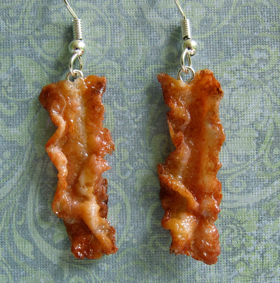 New Bacon Earrings