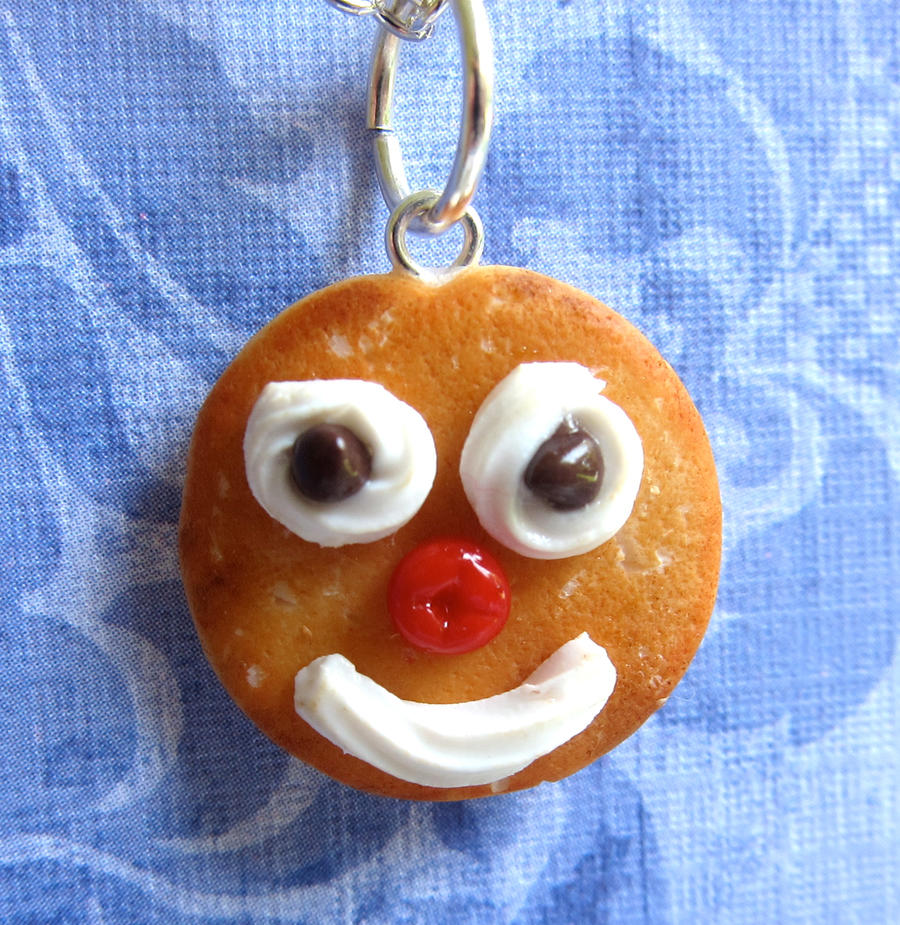 Smiley Face Pancake Charm