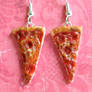 Pepperoni Pizza Earrings 2013