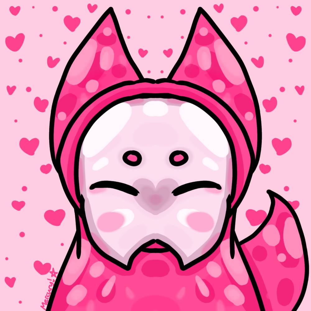 Fanart of a pink slime pup! (Kaiju Paradise!) by M33RKURY on