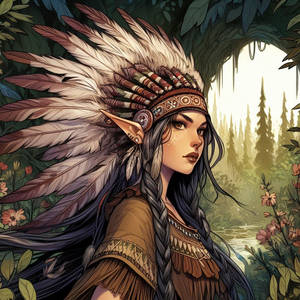 Native American Elf [5] (Ai)