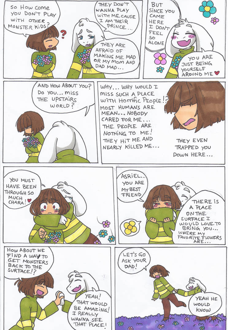 Undertale First Part Undertale the first human - Part 2 by Colorfullcomics on DeviantArt