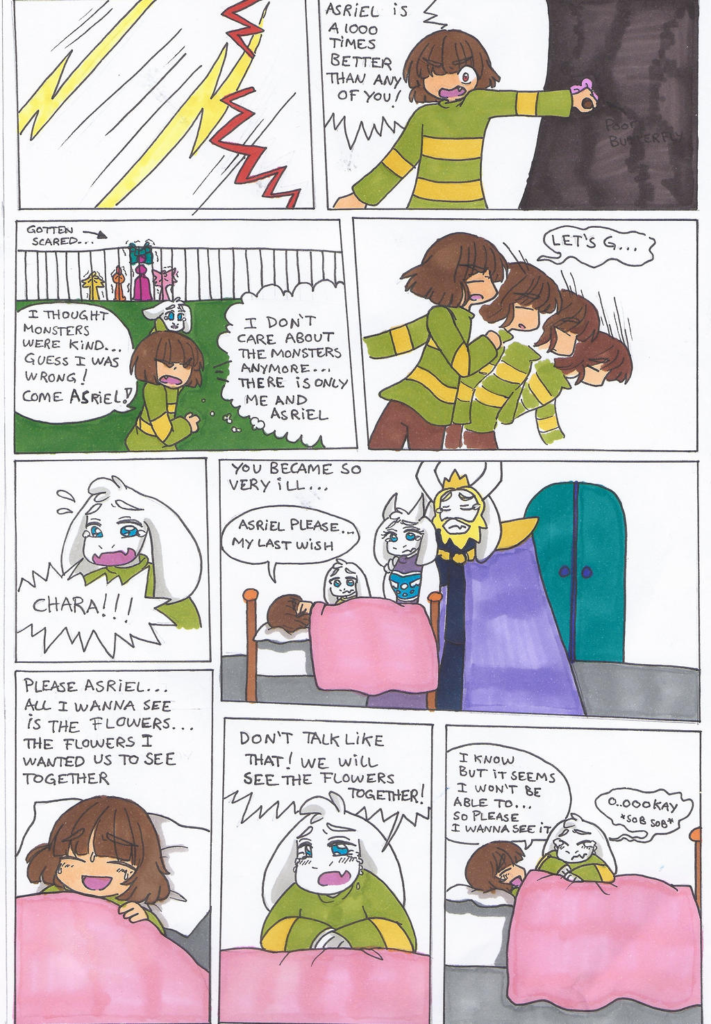 Undertale the first human Part 5 by Colorfullcomics on DeviantArt