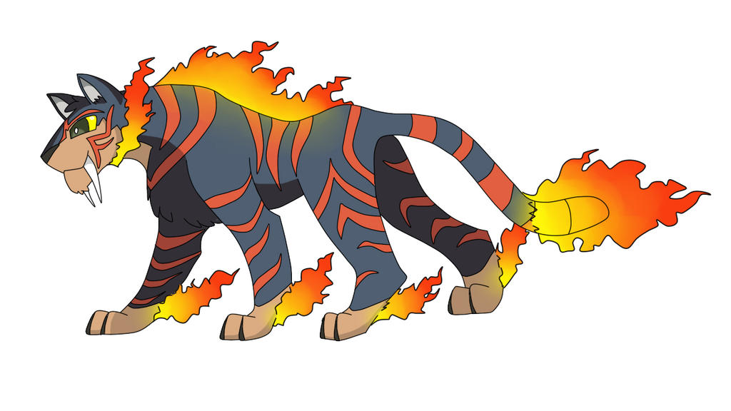 Litty Evolution Litten - Third Evolution (my design) by Colorfullcomics on DeviantArt