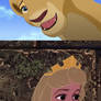 Nala comforts Princess Aurora