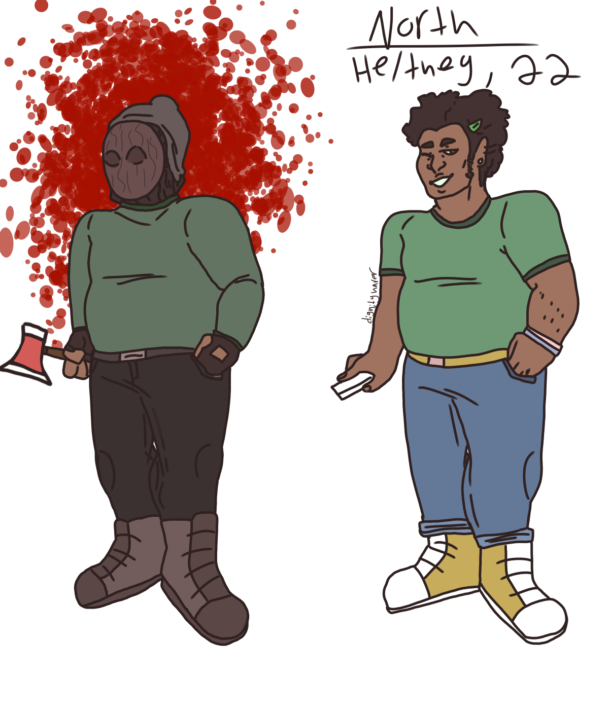 Slasher OC: North by honeydewcore on DeviantArt