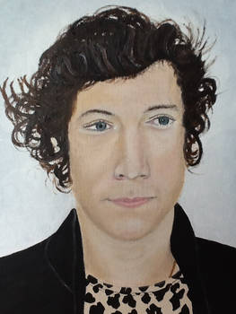 Harry Styles.......an oil painting