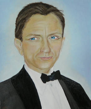 Daniel Craig.......an oil painting