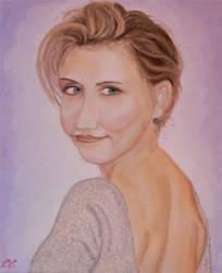 Cameron Diaz.....an oil painting