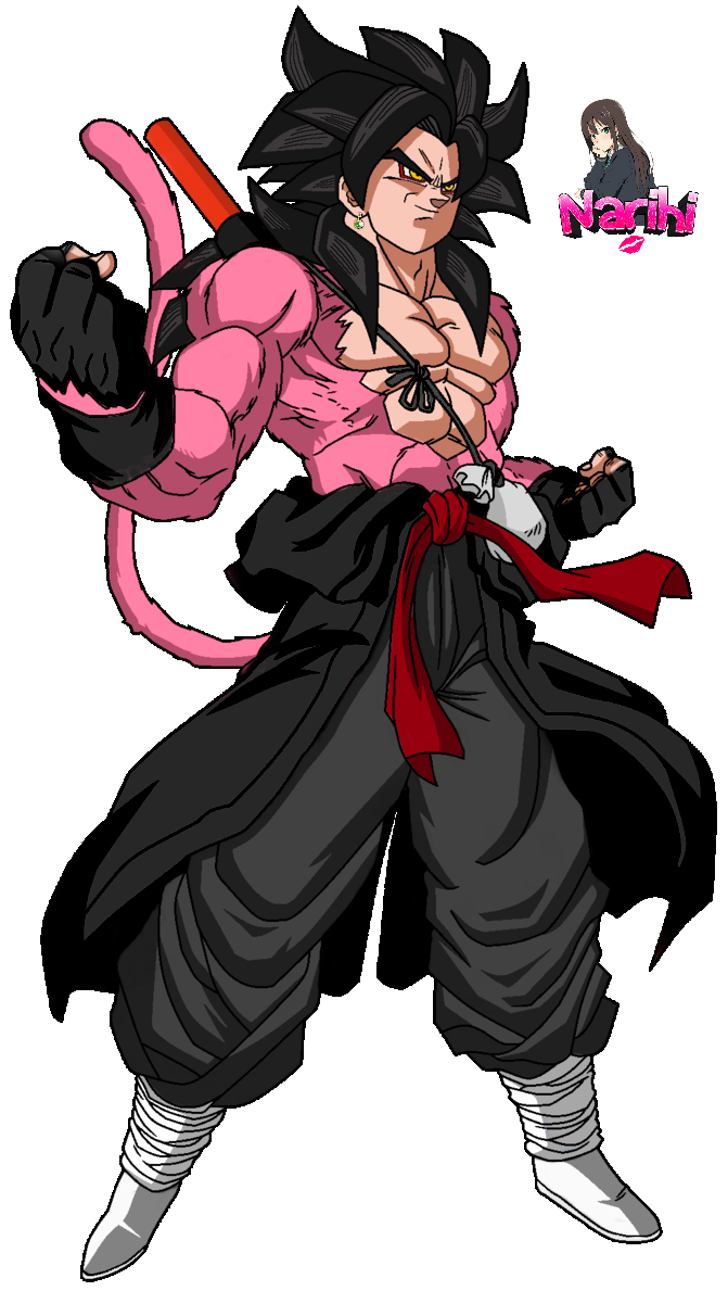 Black Goku SSJ 4, png