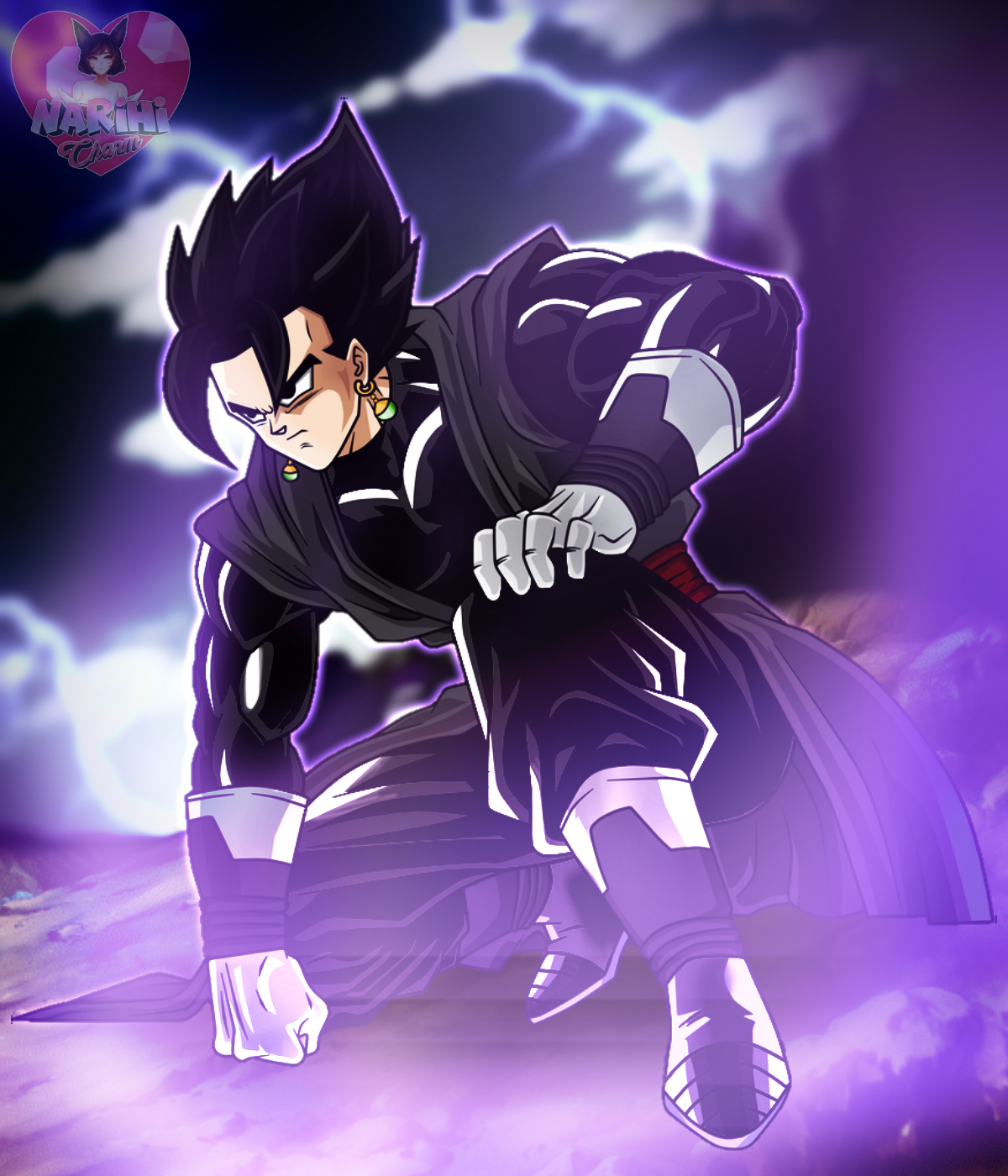 Anime Vegetto Potara Ball Black Goku - SSbeauty M - Outros Moda e