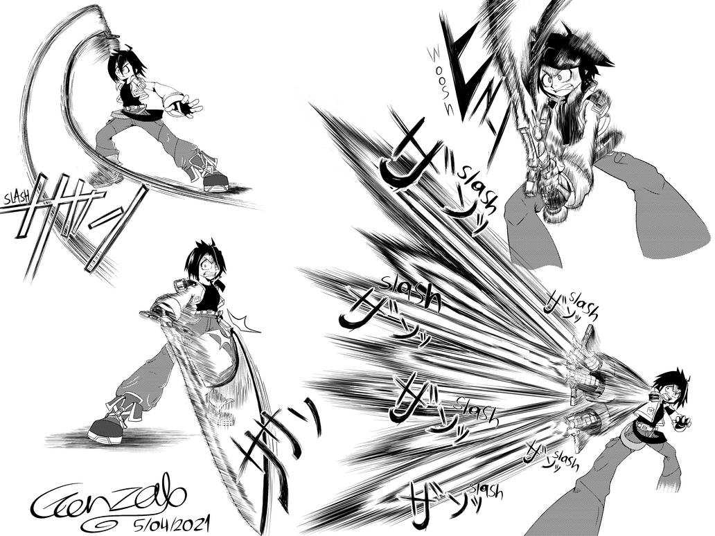 Slash Effect Reference Gonzalos Sword slash (practice effect) by G-MangaStudio on DeviantArt