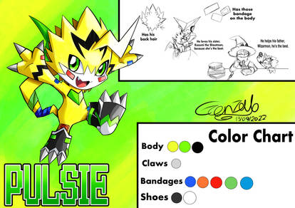 Pulsemon Ref Explore the Best Pulsemondigimon Art | DeviantArt