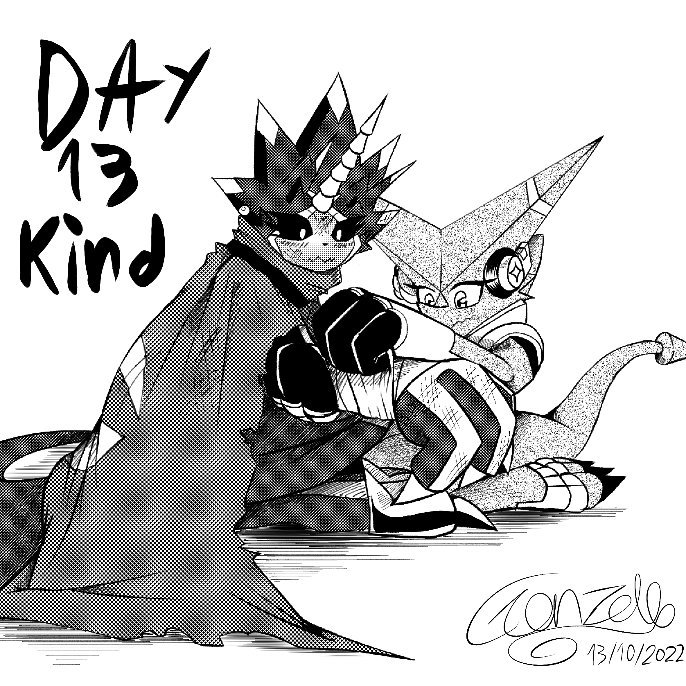 Day 13 Lin Deviantart Inktober 2022 day 13 Kind by G-MangaStudio on DeviantArt
