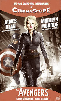 Marilyn Monroe as Black Widow