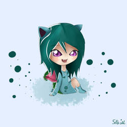 #002 Chibi Ivysaur Girl