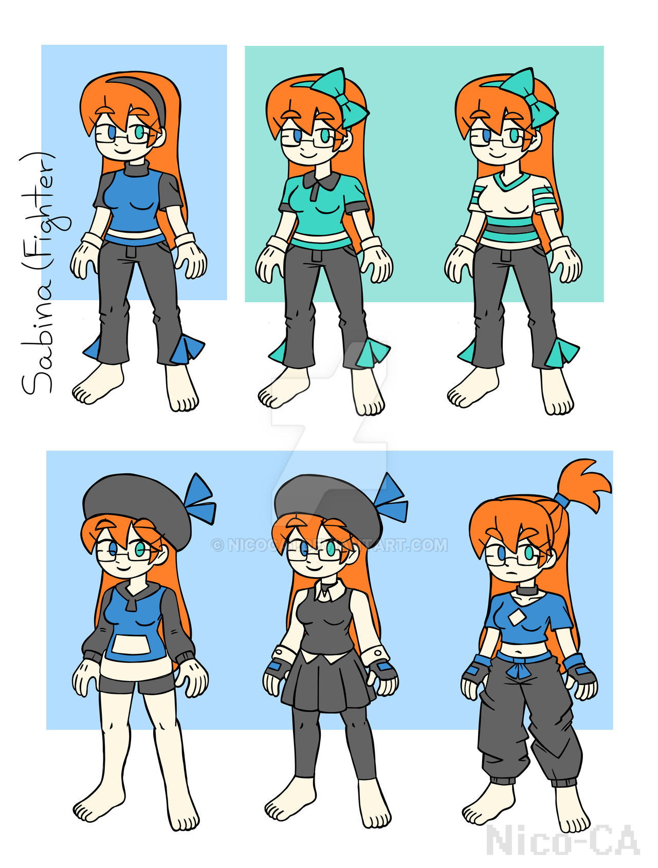 OCs Chart - Sabina 1 by NicoCA1 on DeviantArt