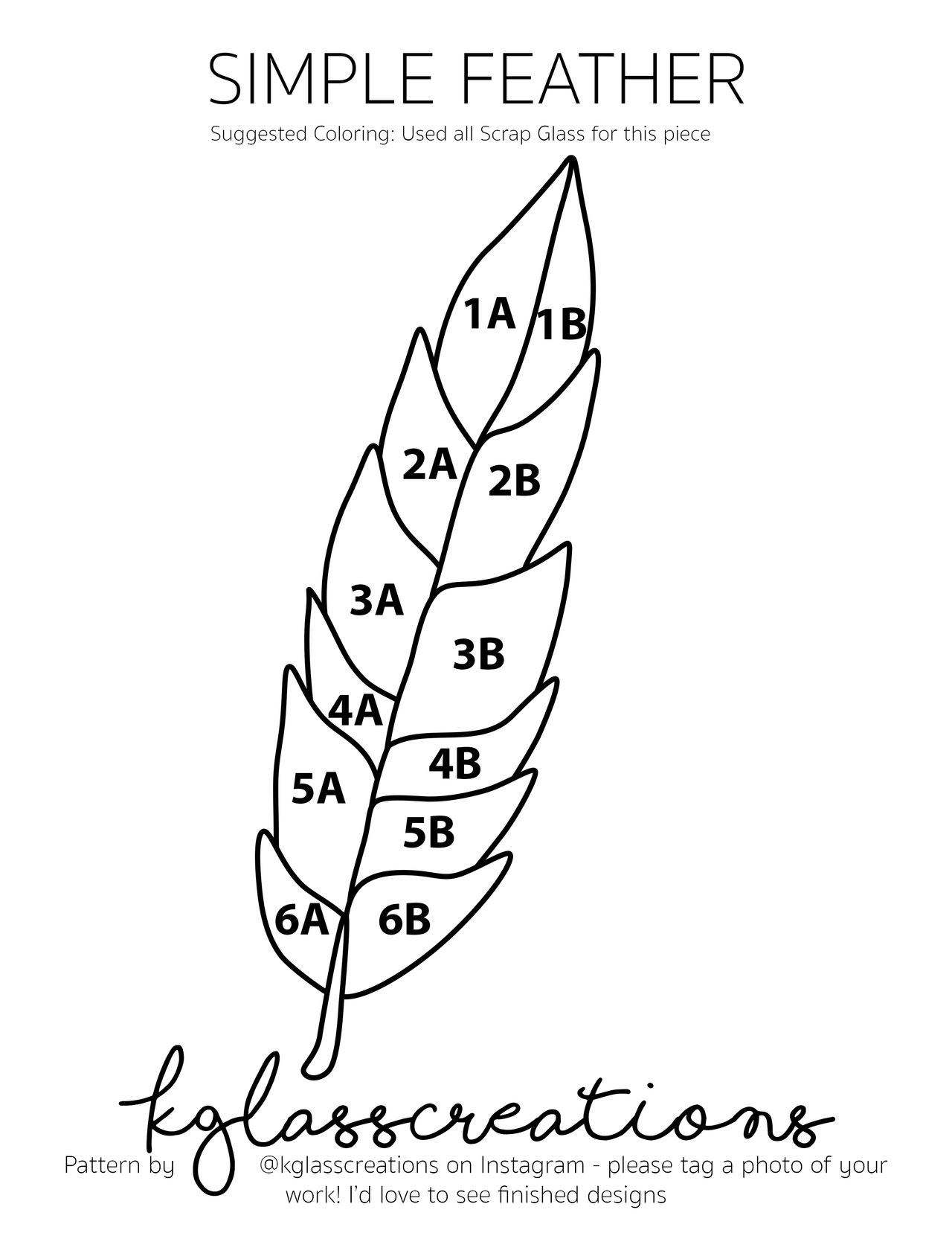 Kevin Feather Pattern Simple Feather Pattern by kglasscreations on DeviantArt
