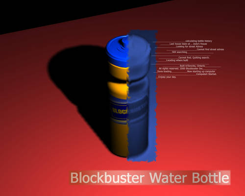 Blockbuster Water Bottle v5