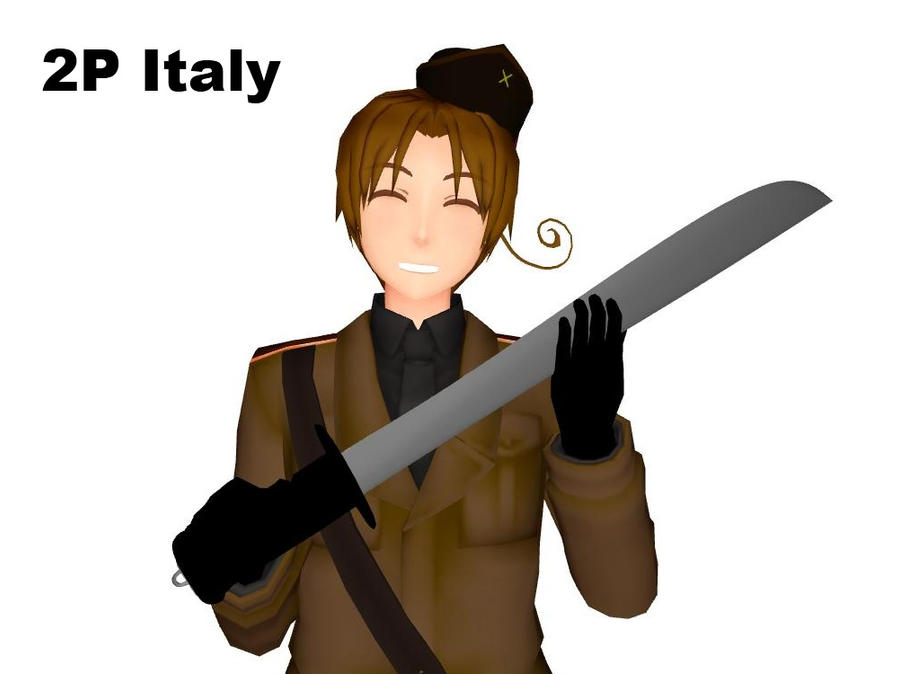MMD 2P Italy by hetalia-fanart on DeviantArt