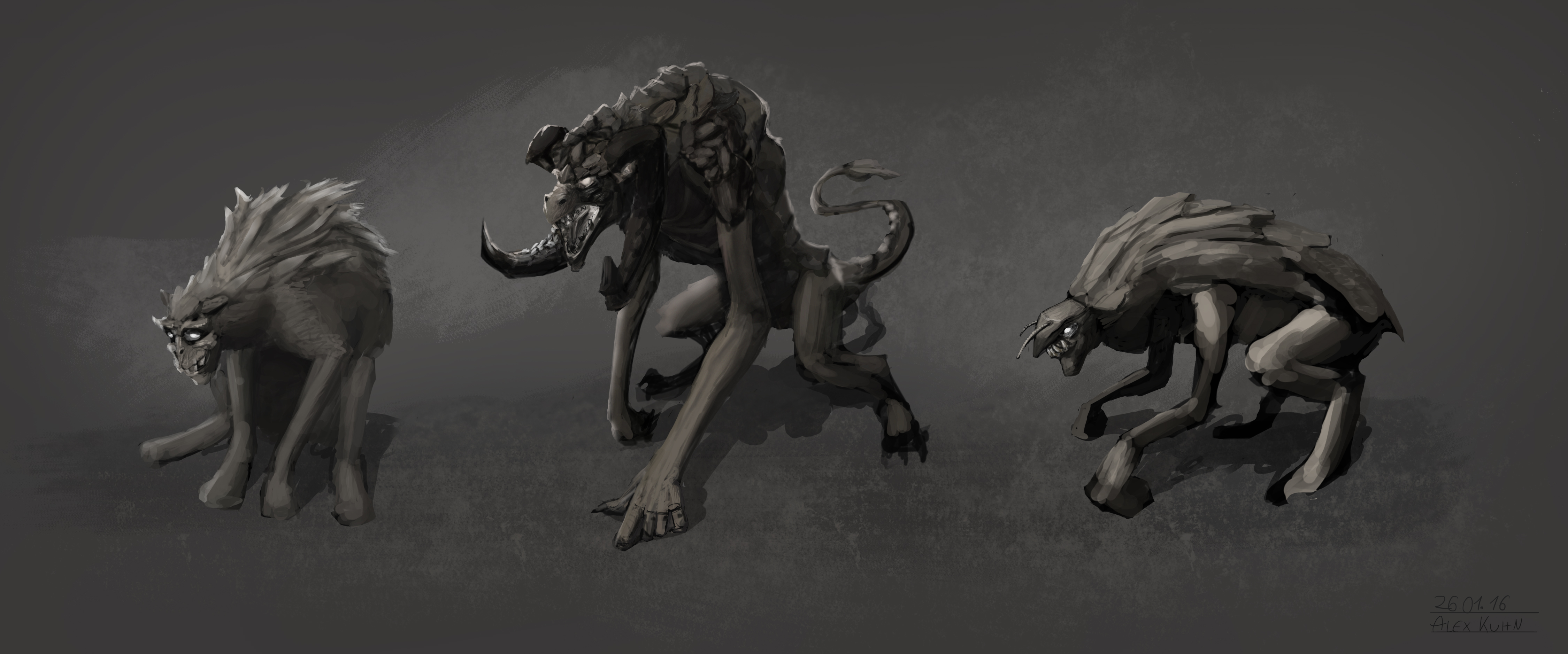 Creature Thumbnail Sketches