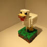 PerlerBeads: 3D Minecraft Chicken