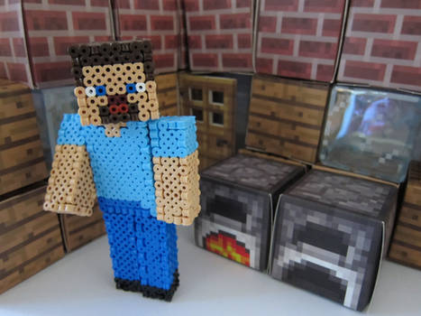 PerlerBeads - 3D Minecraft Steve