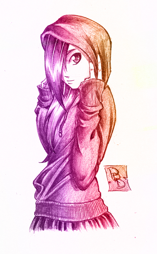 Hikaru in a Hoodie