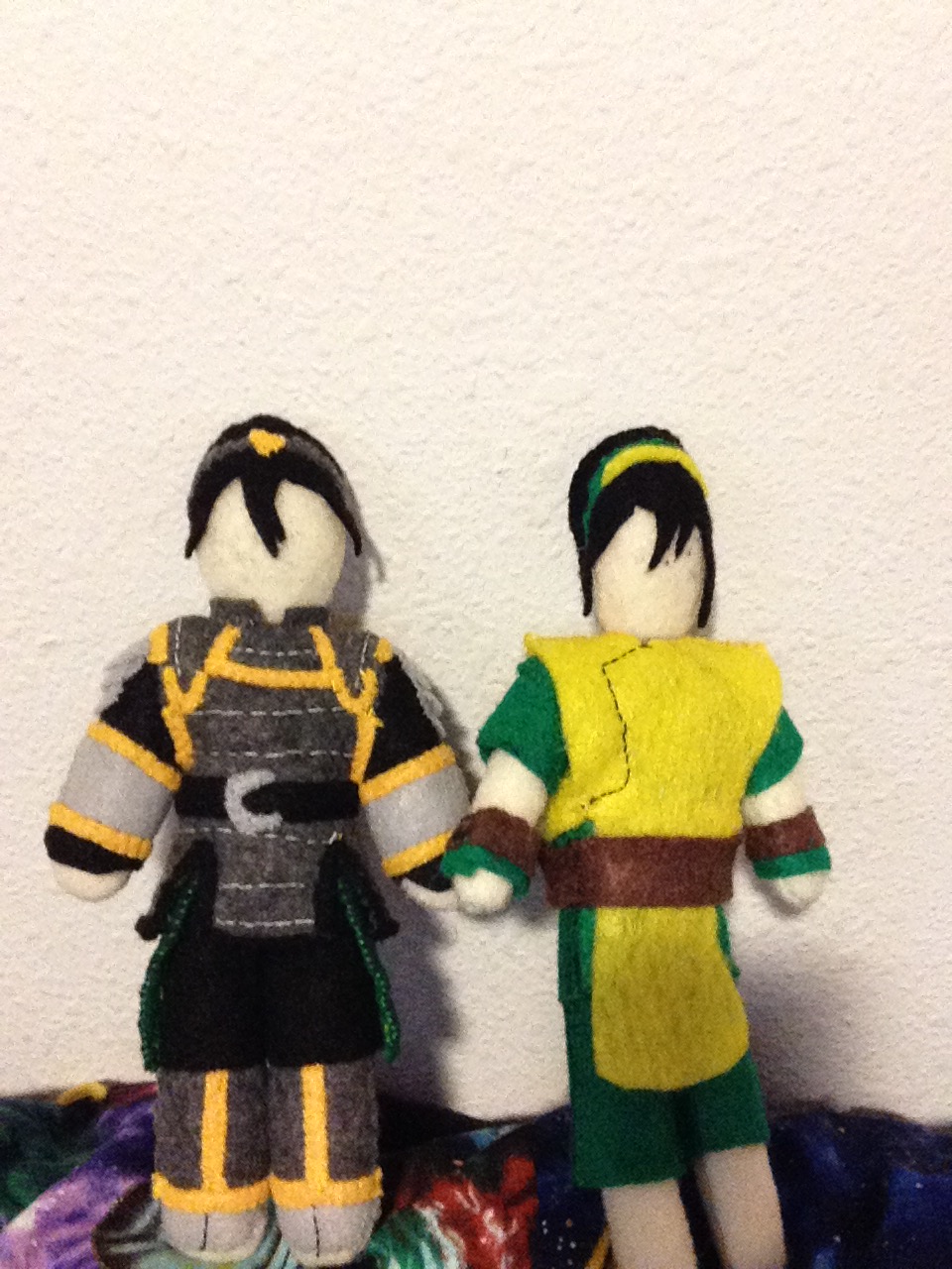 Chief Beifong and Blind Bandit plushies