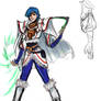 Phantasy Star 4 Fangame - Kyra updated concept