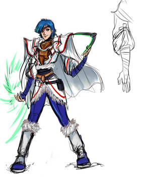 Phantasy Star 4 Fangame - Kyra updated concept