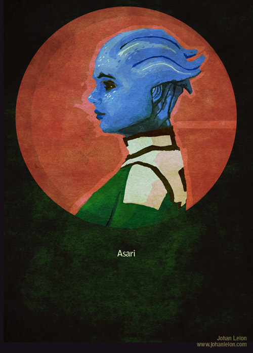 Mass Effect Poster: Liara