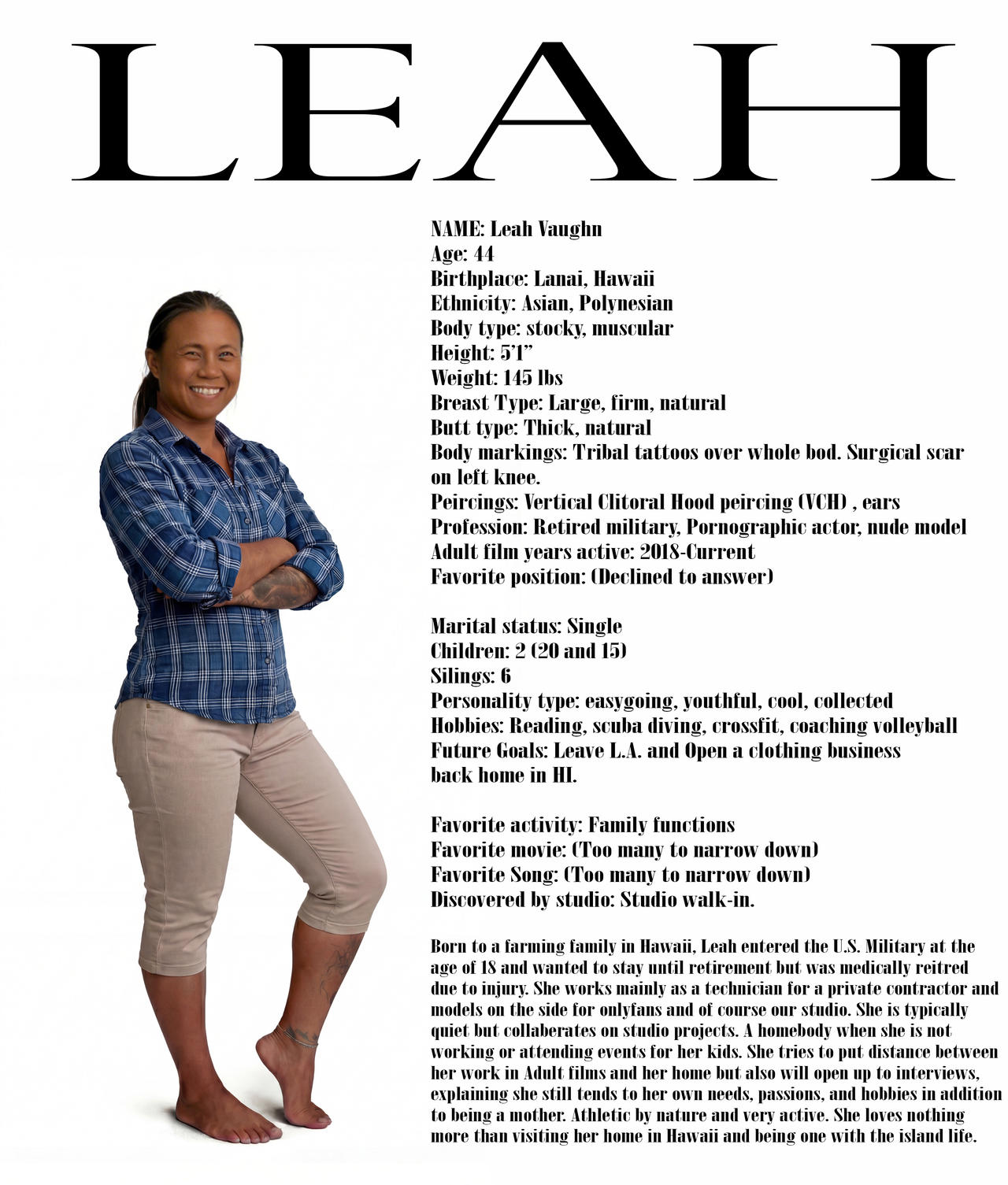 Bio Deviantart Leah's Bio by OCityofAngelsO on DeviantArt