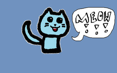 Meow!!! cat drawing